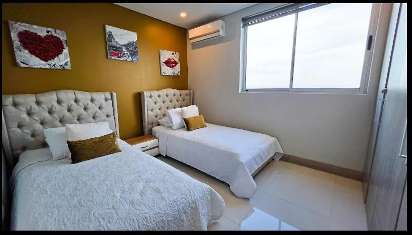 Oceanview Suite With Two Pools, Gym & Guest Access Cartagena  Apartment