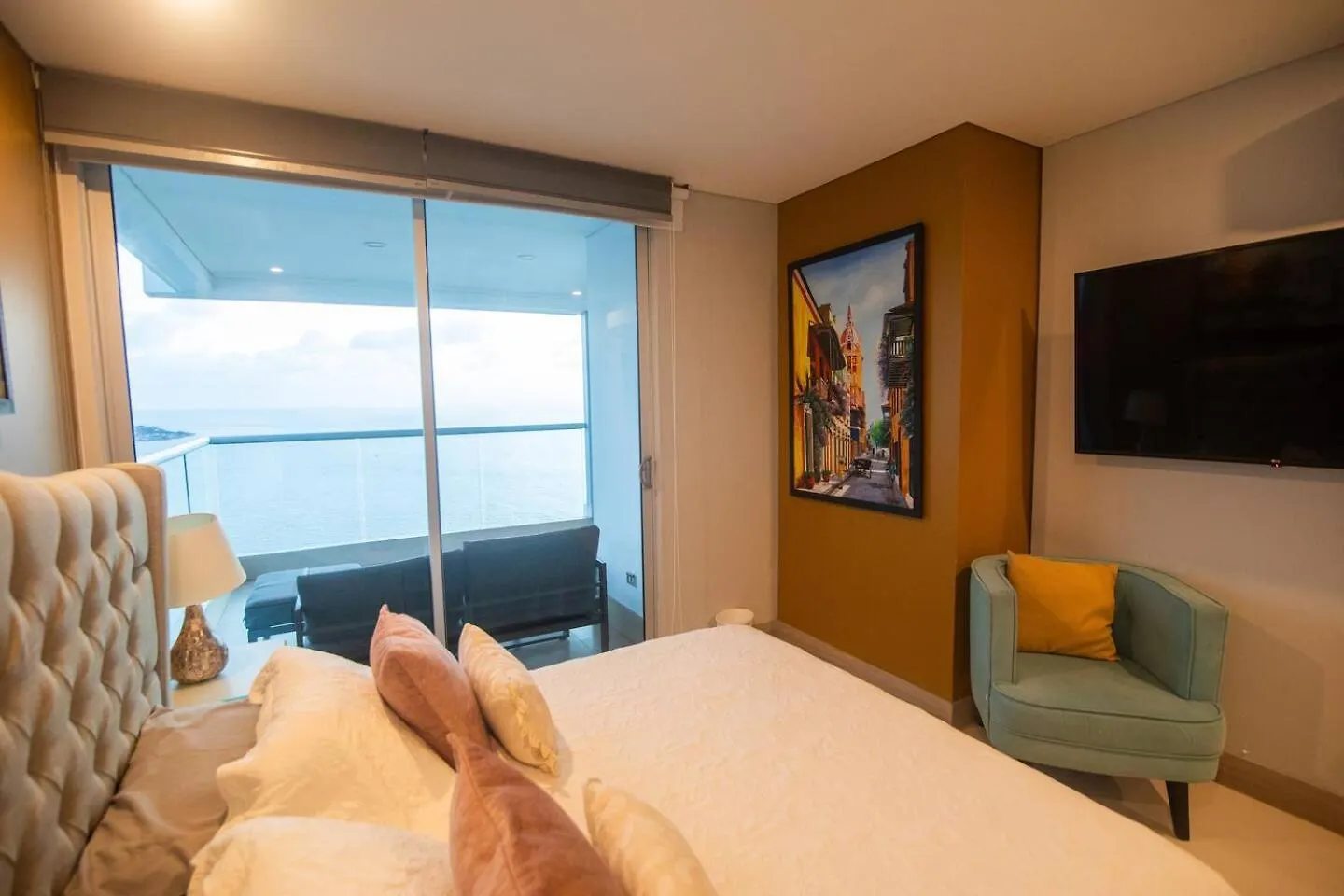 Oceanview Suite With Two Pools, Gym & Guest Access Cartagena  Apartment
